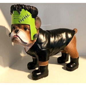 Frenchie French Bulldog in Frankenstein Costume Halloween Humane Society